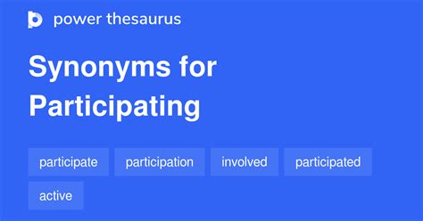 synonyms for participate.